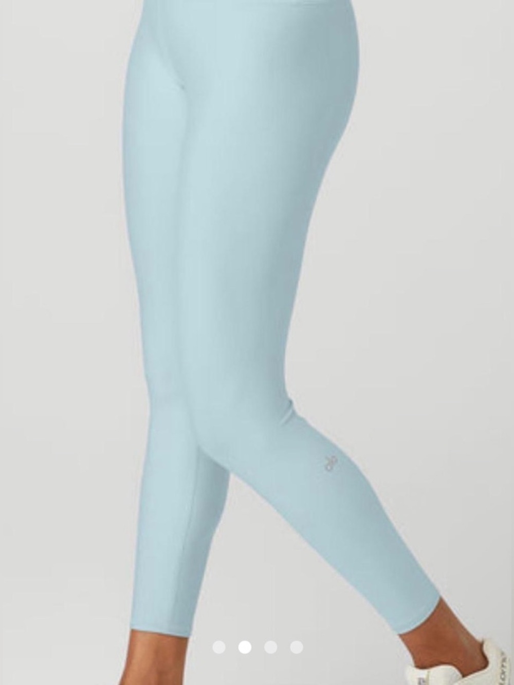 Alo High Waist Airlift Leggings 7/8 In Chalk Blue, XXSmall - Picture 2 of 7